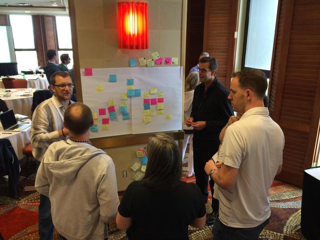 Governance workshop session used to align standards and release priorities