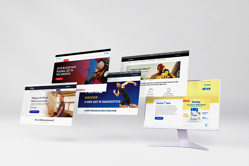 Enterprise design system overview spanning multiple branded experiences