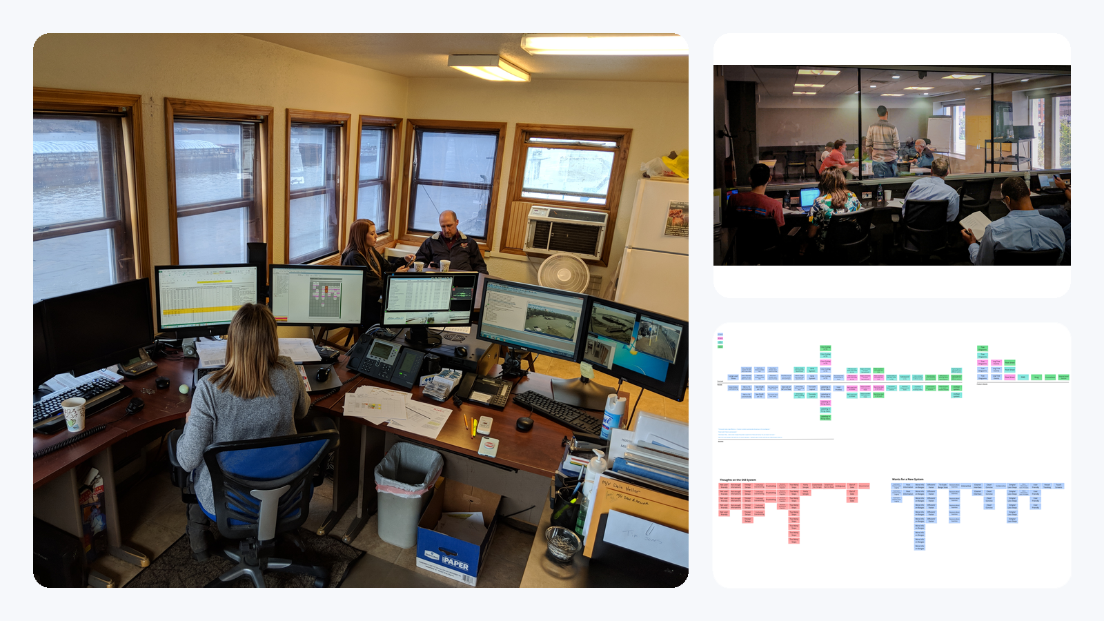 Operational overview for the waterway logistics platform redesign