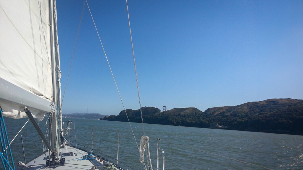 Team building activity: sailing the San Francisco Bay