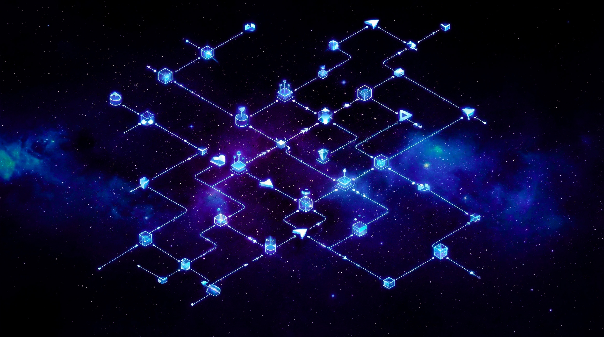 Minimal constellation-style system map